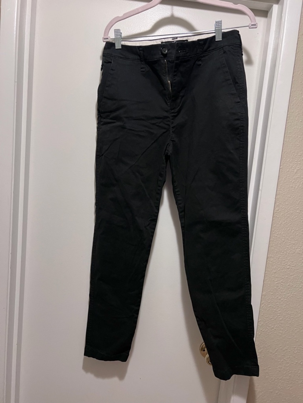 Hollister Black and White Athletic Skinny Chino